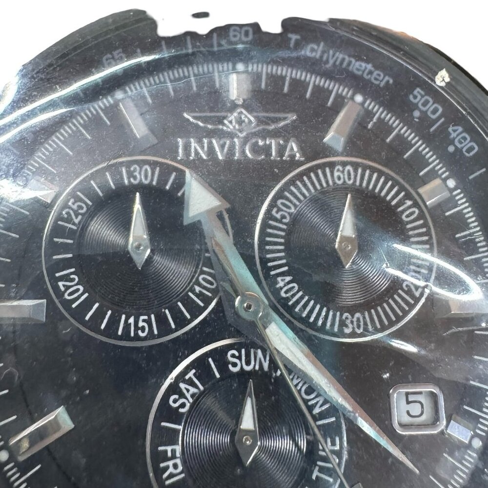 Invicta Mens Specialty Tritnite Night Glow Watch Stainless Steel Black  6407 - Picture 3 of 11